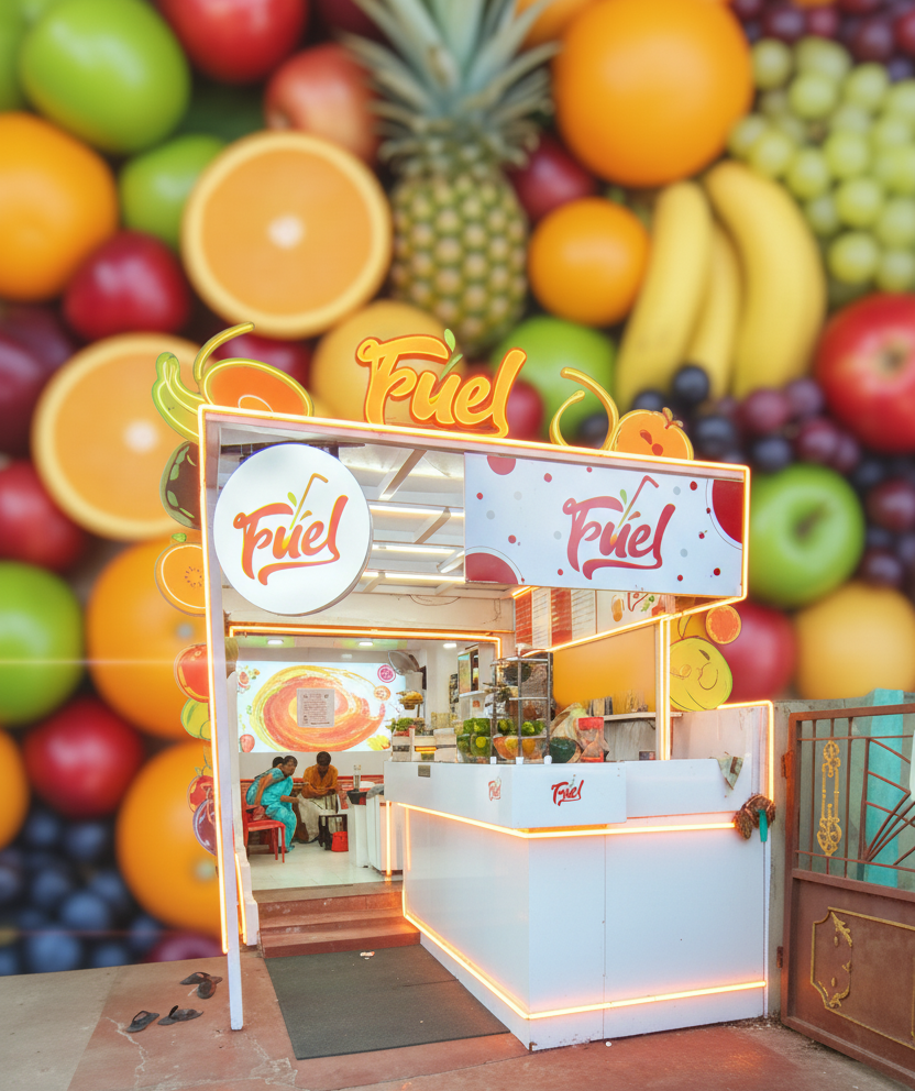 Fresh organic fruits